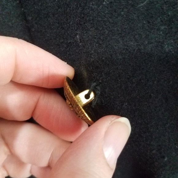 Black Wool Blend Faux Fur Jacket - Picture 8 of 12